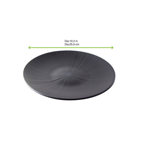 Black Phoenix assiette noire ré-employable  H30mm