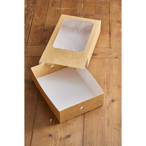 Plateau en carton kraft 450x308mm H79mm