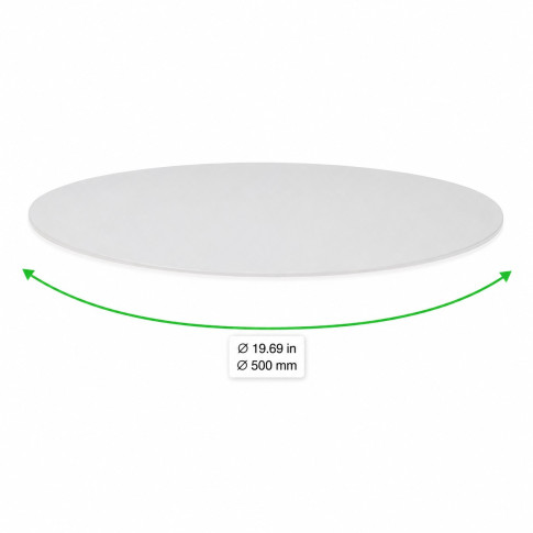 Plateau Rond en acrylique