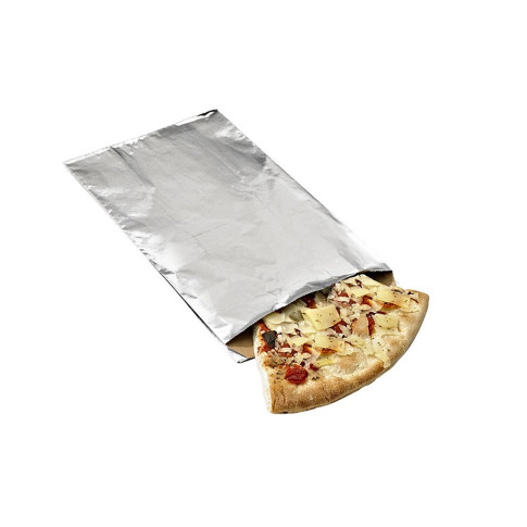 Sac aluminium avec intérieur kraft brun  90x300mm H40mm