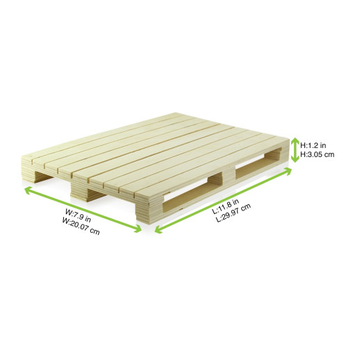Mini palette bois  300x200mm H30mm