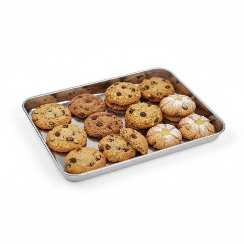 Plateau de service NoxTray en acier inoxydable  310x240mm H25mm