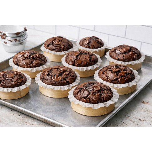 Bake-a-ring - Anneau de cuisson avec papier cuisson intégré  H30mm 150ml