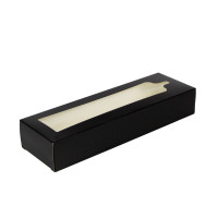 Boîte avec fenêtre en pet  pour planche   300x95mm H50mm