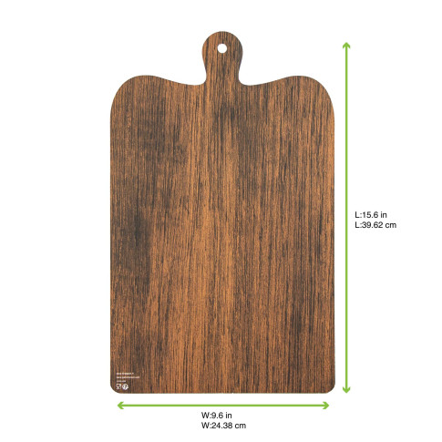 Les planches apéro double face imitation marbre et bois  395x245mm