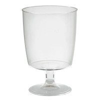 Verre à vin réutilisable plastique PS  H100mm 150ml