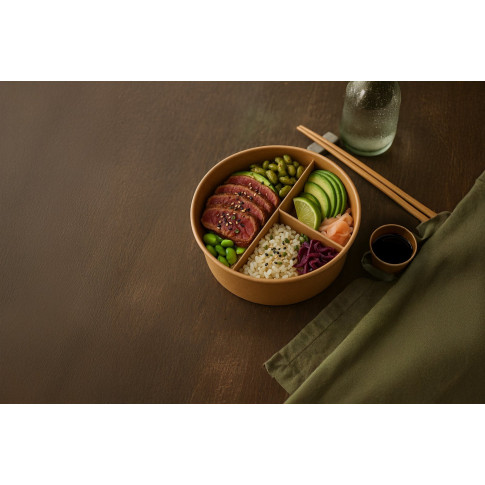 Saladier kraft "Buckaty" multi-usage  H70mm 1300ml