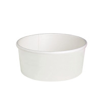 Saladier rond en carton blanc "Buckaty"   H66mm 1500ml