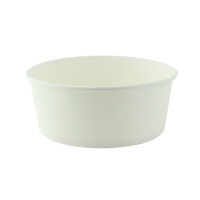 Saladier rond en carton blanc "Buckaty"  H60mm 700ml