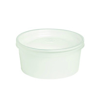Saladier rond en carton blanc "Buckaty"   H68mm 750ml