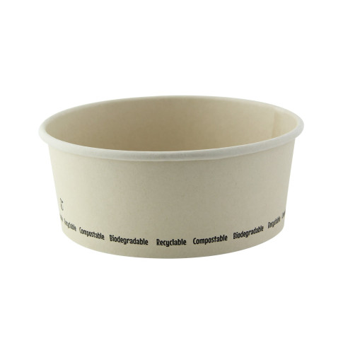 Saladier rond en carton fibre de bambou "Buckaty"   H49mm 850ml