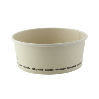 Saladier rond en carton fibre de bambou "Buckaty"   H60mm 750ml