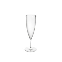 Flûte à champagne plastique PS  H195mm 170ml