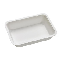 Barquette scellable pulpe laminée PLA  190x137mm H40mm 750ml