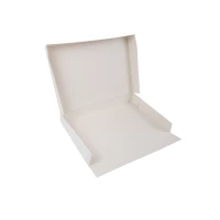 Boite plateau lunch carton blanc  420x380mm H85mm