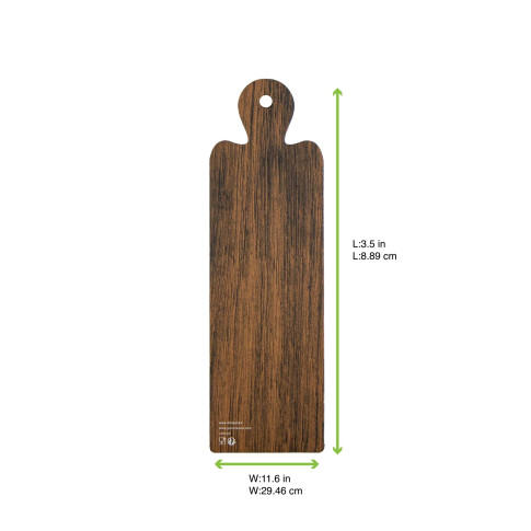 Les planches apéro double face imitation marbre et bois  90x295mm