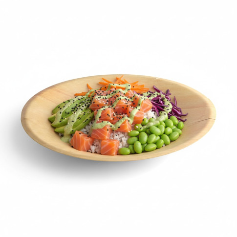 Assiette ronde en bois "Scandinavie"   H10mm