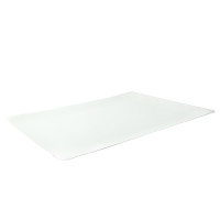 Plateau rectangulaire blanc en pulpe "BioNchic" 390x290mm