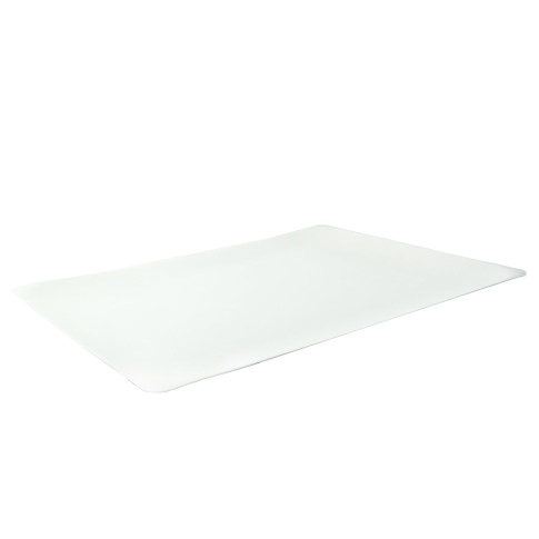 Plateau rectangulaire blanc en pulpe "BioNchic" 390x290mm