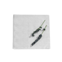 Serviette ouate blanche 1 pli 300x300mm