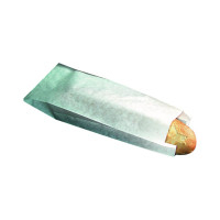 Sac sandwich papier blanc  100x40mm H300mm