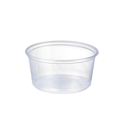 Pot Deli rond PP transparent   H55mm 350ml