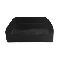 Panier BBQ solide avec bordure 140x140mm H30mm