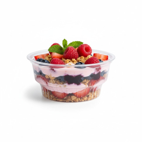 Coupe dessert plastique PET transparent   H35mm 170ml