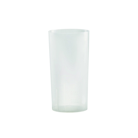 Verre longdrink plastique PP réutilisable "Optimal"   H108mm 215ml