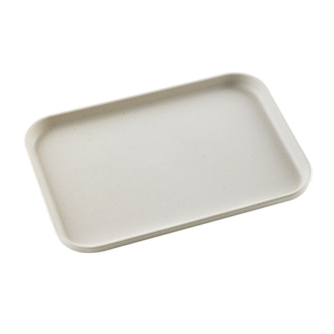 Plateau réemployable en composite beige 240x170mm H16mm