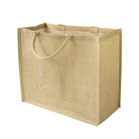 Sac cabas en jute brun 450x220mm H370mm