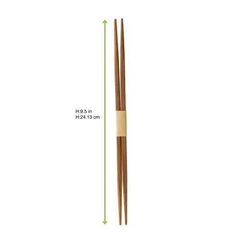 Baguette bambou emballée par paire   H240mm