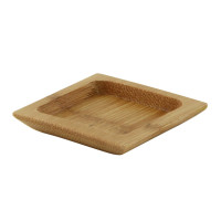 Assiette carrée rebords "Poda"  60x60mm