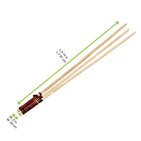 Pique bambou triple branches Teepi  H90mm