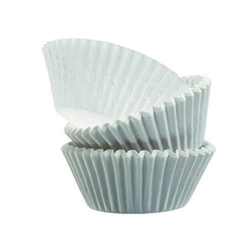 Caissette papier de cuisson ronde blanche ingraissable   H25mm