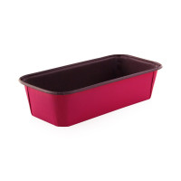 Moule de cuisson papier kraft rose rectangulaire  193x93mm H50mm 750ml