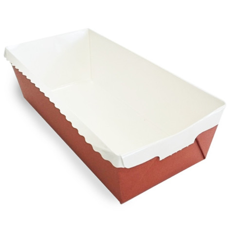 Moule de cuisson carton rectangulaire "Optima" 180x80mm H55mm