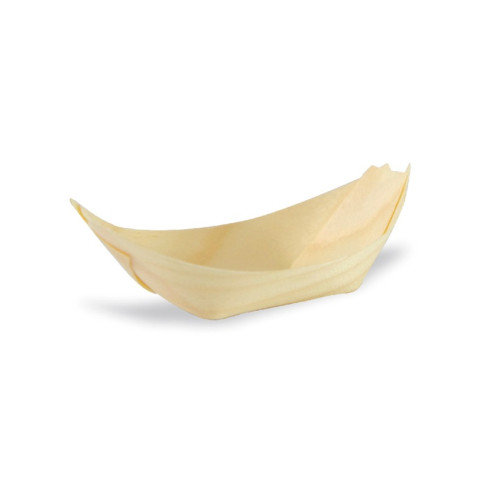Barquette bateau bois  65x40mm H20mm
