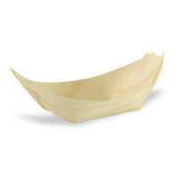 Barquette bateau bois  75x50mm H15mm
