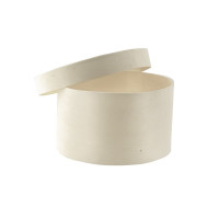 Boite bois ronde avec couvercle   H45mm