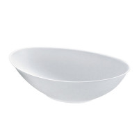 Bol ovale blanc en pulpe "BioNchic" 270x165mm H77mm 1500ml