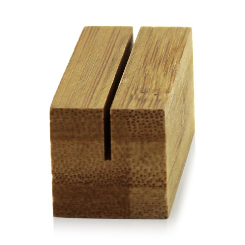 Porte menu en bambou  56x20mm H20mm
