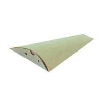 Boite à crêpe triangulaire carton kraft  120 H160mm