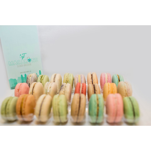 Insert plastique PET transparent 12 macarons (3x4) avec fermeture 150x138mm H23mm