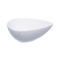 Mini moule ovale en porcelaine blanc  100x58mm H20mm