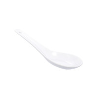 Mini mise en bouche cuillère en porcelaine blanc  130x43mm H45mm