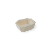 Moule de cuisson bois "Minini" avec caissette papier  90x65mm H35mm 90ml
