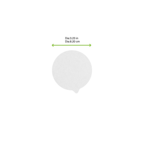 Opercule scellable en papier blanc