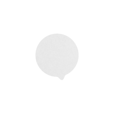 Opercule scellable en papier blanc