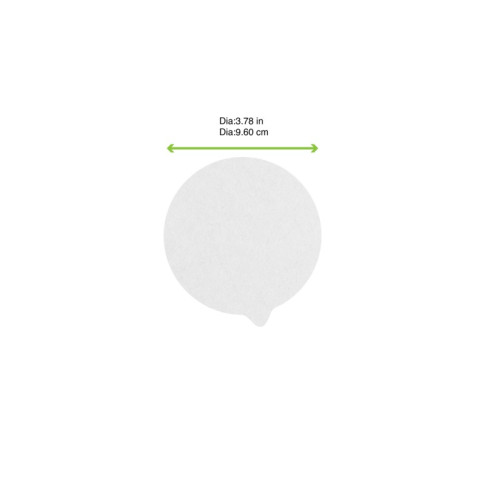 Opercule scellable en papier blanc